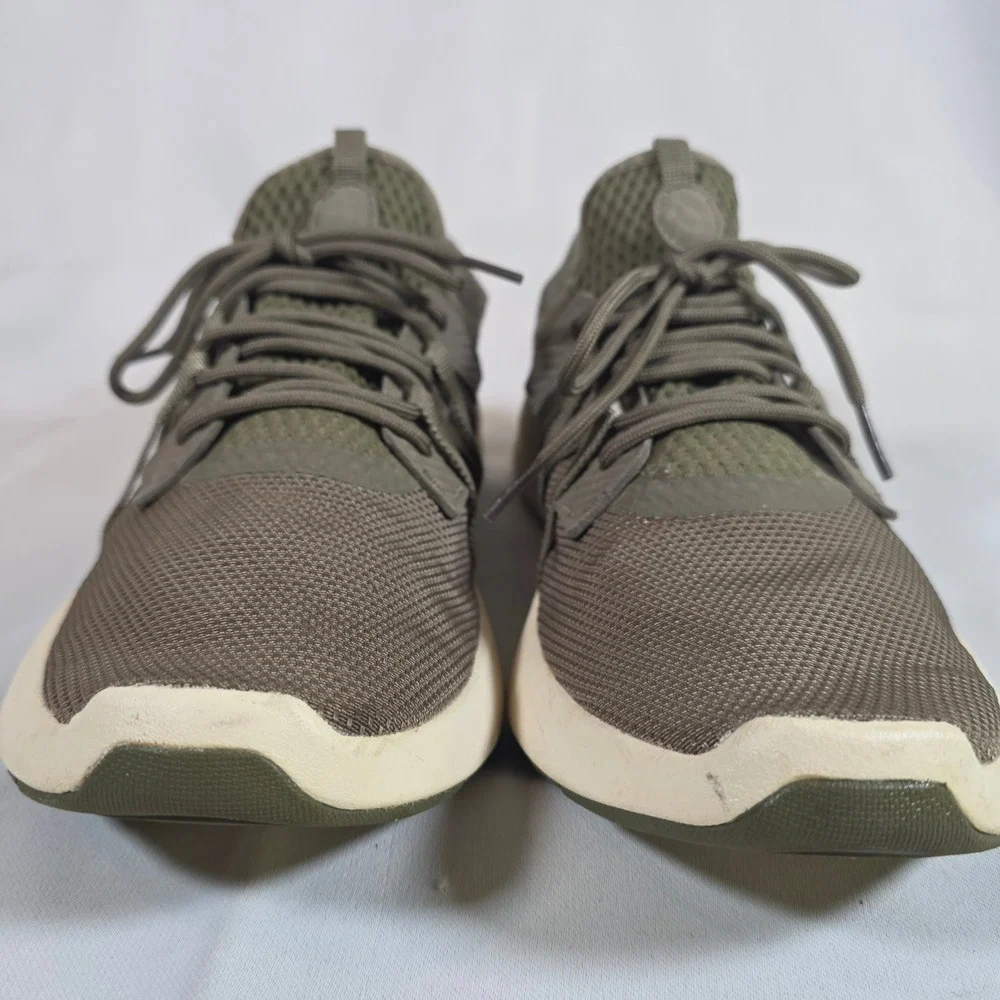 Olukai Holo Mens 10.5 Dust Olive‎ Dark Wood Convertible Mesh Sneakers 10513-HG18